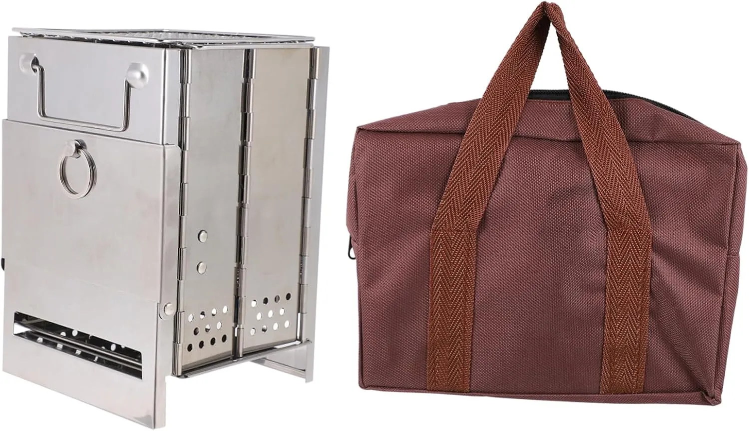 Camping Stove Backpack Outdoor Foldable Wood Burning