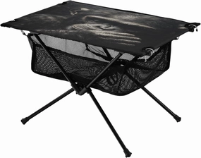 Camping Table Lightweight Portable Folding Table with Mesh Storage Net Orangutan Mini Ideal for Camping Hiking Beach Picnic Travel Backyard