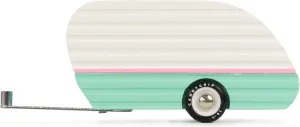 Candylab Toys - Americana Collection -Mojave Camper Teal - Premium Handcrafted Wooden Car Toy