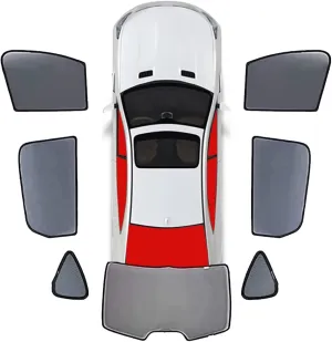 Car Window Sunshade for Suzuki Super vitra Half Shade Car Interior Curtain Stretchable Breathable Sunshade Screens Durable Car Accessories,7pcs