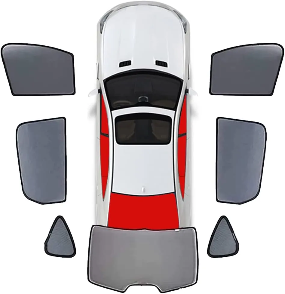 Car Window Sunshade for Suzuki Super vitra Half Shade Car Interior Curtain Stretchable Breathable Sunshade Screens Durable Car Accessories,7pcs