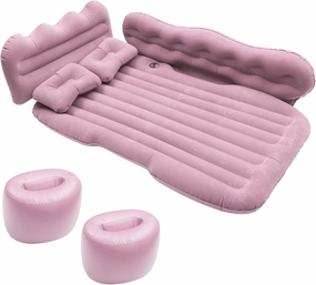 Car Air Mattress Sleeping Mat Comfortable 50.39"x30.31"x5.91" Back Seat Bed Camping Air Mattress Bed with Pillows for Car SUV