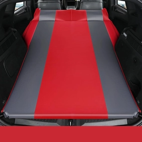 Car Automatic Inflatable Bed for Hyundai New Santafe 7seats 2006 2007 2008 2009 2010, Portable Movable Thickened Trunk Sleeping Bed Outdoor Camping Hiking Air Mattress,Red