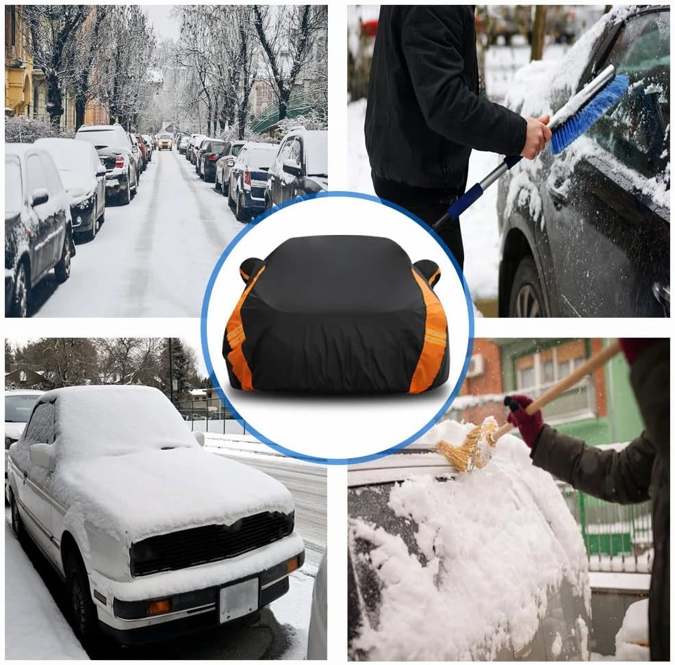 Car Cover Waterproof All Weather for Automobiles, Outdoor Heavy Duty Full Exterior Covers for Sedans(178"-185")