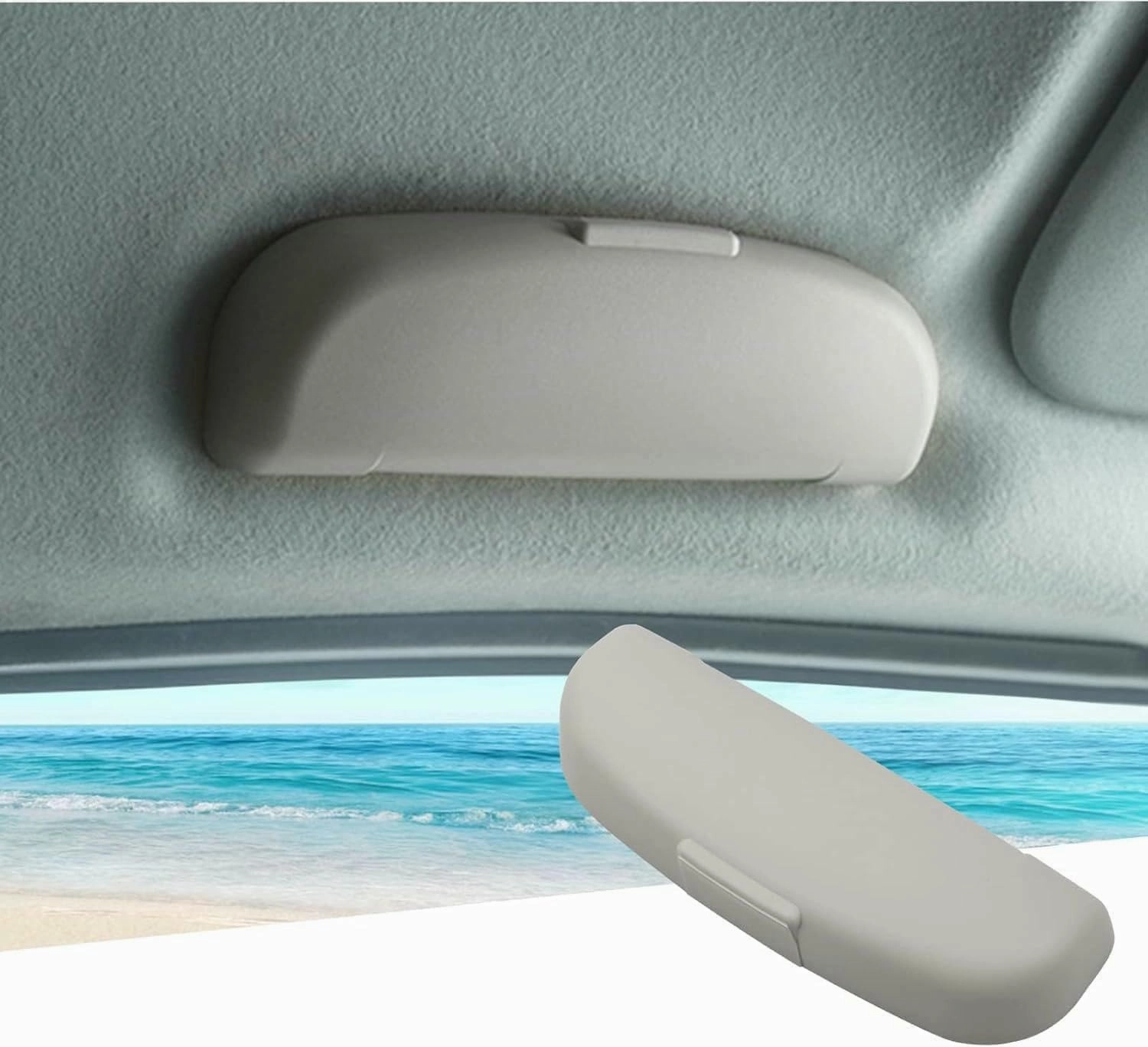 Car Eyeglasses Storage Box Glasses Case for Volvo XC60 NE 2018-2023 Sunglasses Clip Holder
