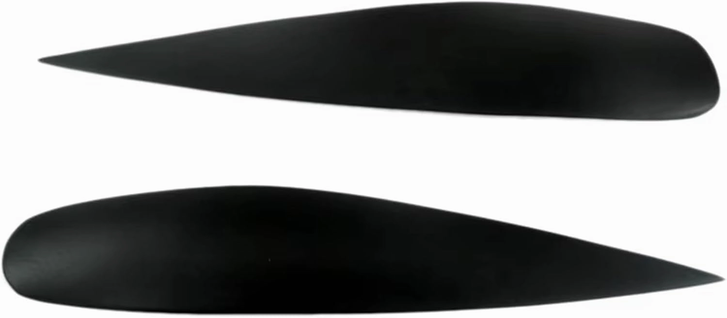 Car Headlight Eyebrow for Mitsubishi for Lancer for Ralliart 2004 2005 2006 Glossy Black Car Sticker Front Headlights Eyebrow Eyelid Trim Cover Headlight Eyelids