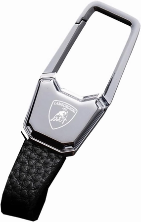Car Key Cover Key Shells for Lamborghini Aventador Miura Veneno Car Key Duster Cover Keychains Key Chain Cover Remote Key Fob Cover Case Keychain Accessories,Silverblack-A