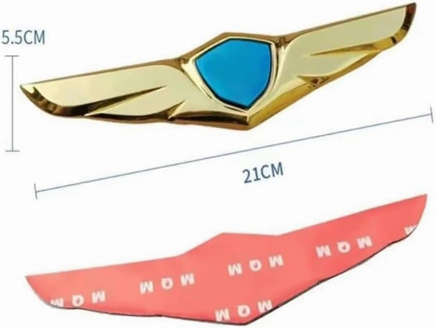 Car Logo Emblem for Mazda 2 Biante MX-5,Durable Stylish Badge Easy Adhesive Installation Sticker Self Decorative Badge Decal Body Styling Fittings Parts,Metallic