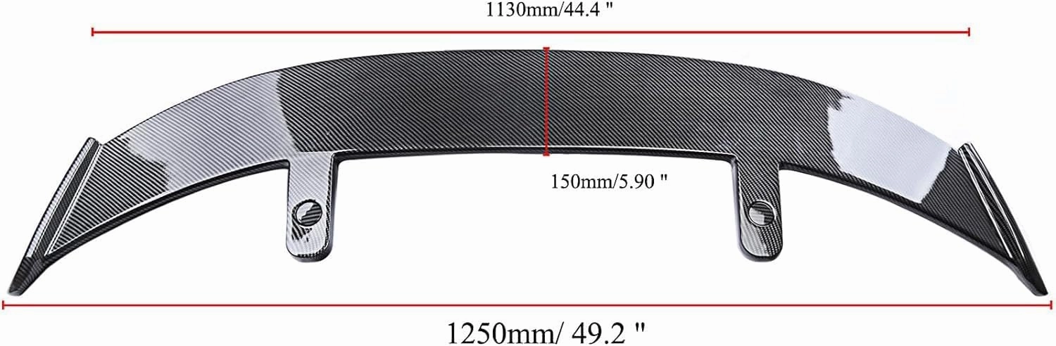 Car Rear Spoiler for MG Comet EV 2023 2024, Rear Trunk Roof Spoilers Tail Wing Lip, Car Modification Styling Accessories,Gloss Black