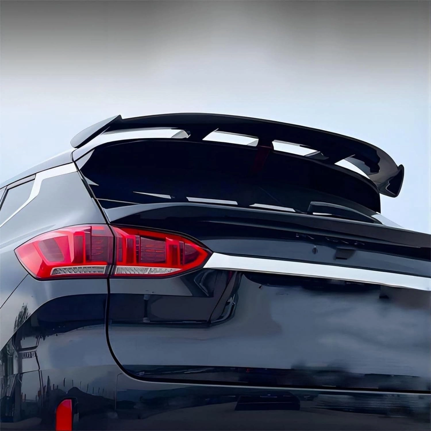 Car Rear Spoiler for MG Comet EV 2023 2024, Rear Trunk Roof Spoilers Tail Wing Lip, Car Modification Styling Accessories,Gloss Black