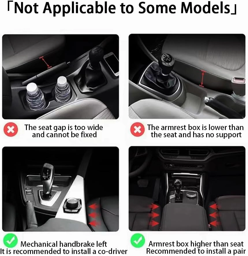 Car Seat Gap Storage Box for Audi Q5 8R 2008 2009 2010 2011 2012 2013 2014 2015 2016 2017, Car Storage Box Seat Gap Storage Box Car Clamp Storage Bag Neat Car Supplies