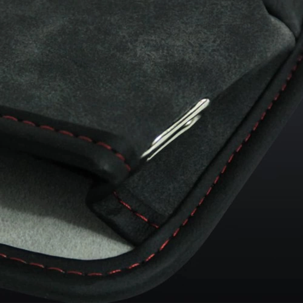 Car Seat Storage Box for Citroen C1/Citroen C2/Citroen C3/Citroen C4 Series Car Seat Gap Organizer Seat Side Bag Reserved Charging Cable Hole Car Accessories,One Piece-Black