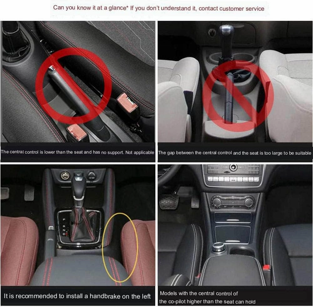 Car Seat Storage Box for Maserati Bora/Indy/Khamsin/Merak/Kyalami Series Car Seat Gap Organizer Seat Side Bag Reserved Charging Cable Hole Car Accessories,One Piece-Light Brown