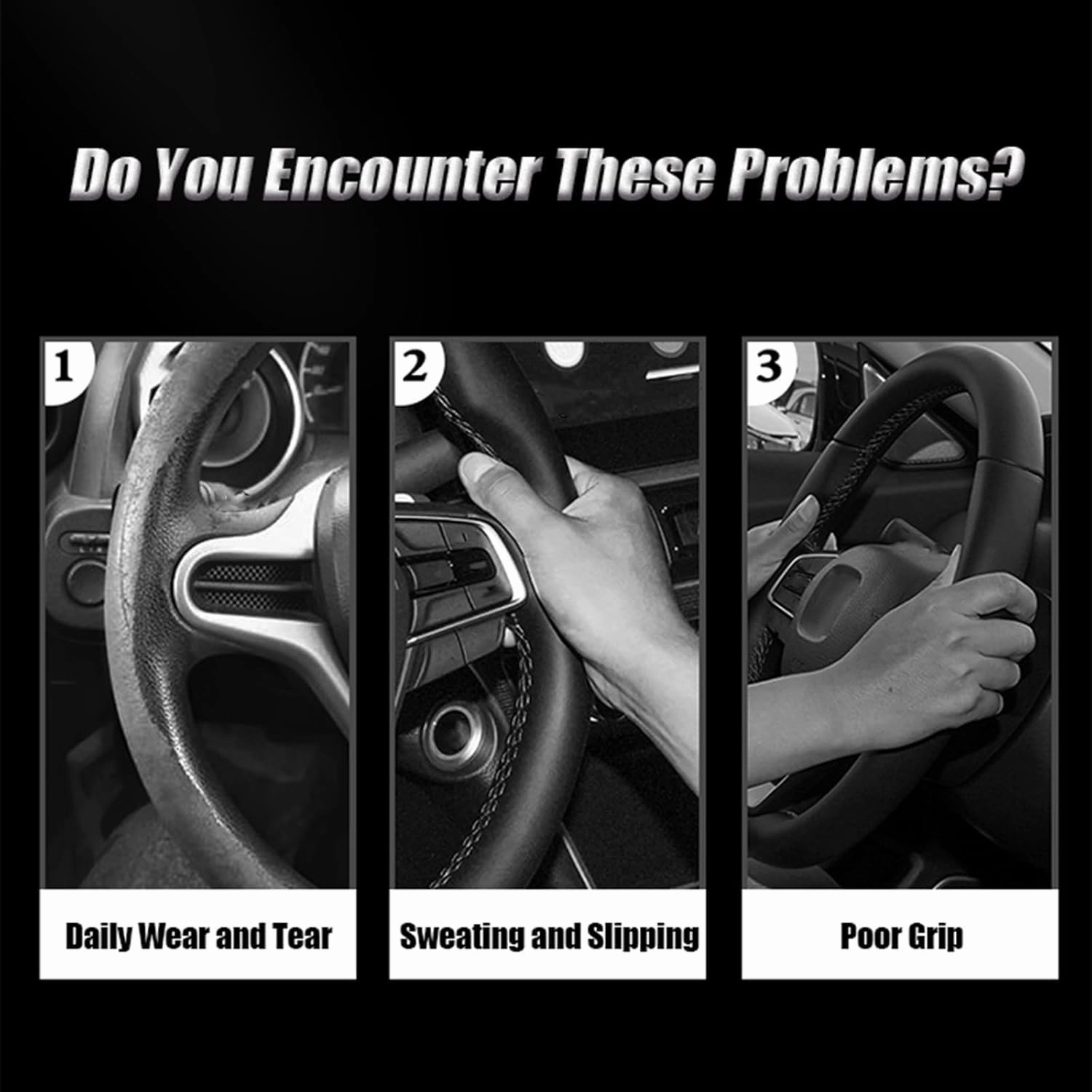 Car Steering Wheel Cover for Mazda Biante 2008-2018, Breathable Durable All-Season Comfort Steering Wheel Cover All Inclusive Wheel Cover Car Accessories,E Green