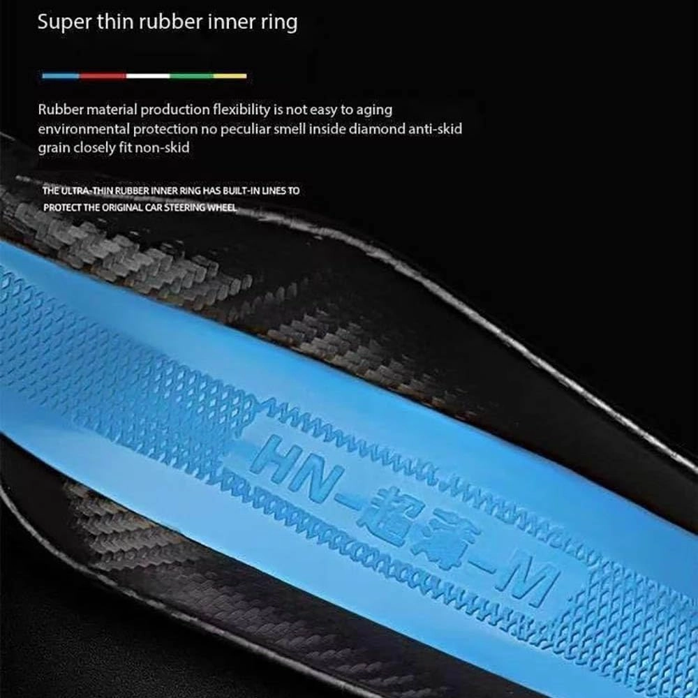 Car Steering Wheel Covers for Mazda Biante 2008-2018,Anti Slip Breathable Protective Cover Durable Protector Set Interior Decoration Accessories,Black