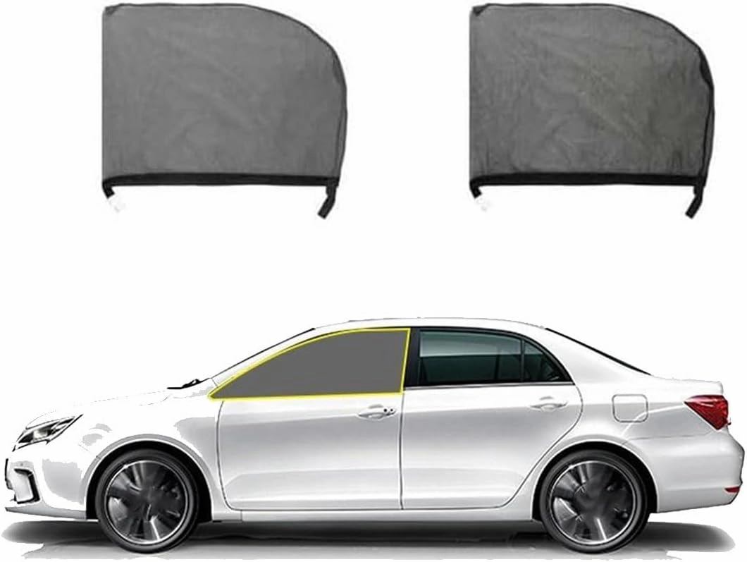 Car Window Shades for Buick Excelle 2013-2024, Mesh Car Window Sun Blocker Durable Breathable Front Rear Side Sun Shield Accessories,B/Rear-Window