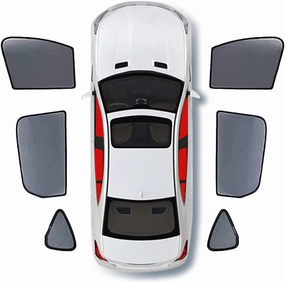 Car Window Sunshade for Suzuki Vitra 2014 2015 2016 2017 2018 2019 Half Shade Car Interior Curtain Stretchable Breathable Sunshade Screens Durable Car Accessories,6pcs