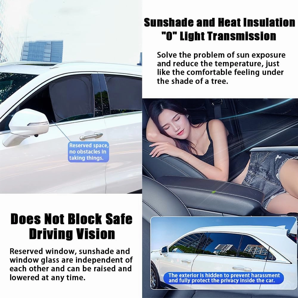 Car Window Sunshades for Suzuki Super Vitra 2014 Sunshade Blackout Curtain Full Shading Sun Protection Cover Interior Accessories,5PCS