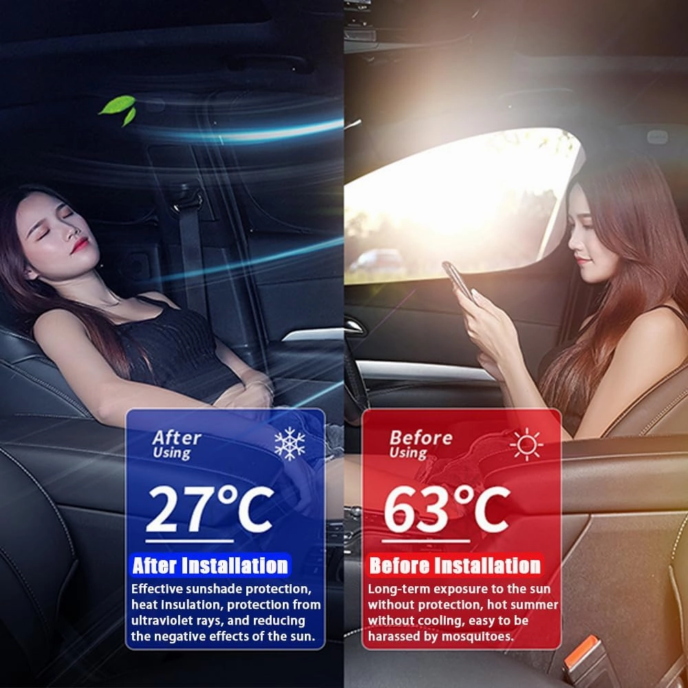 Car Window Sunshades for Suzuki Super Vitra 2014 Sunshade Blackout Curtain Full Shading Sun Protection Cover Interior Accessories,5PCS