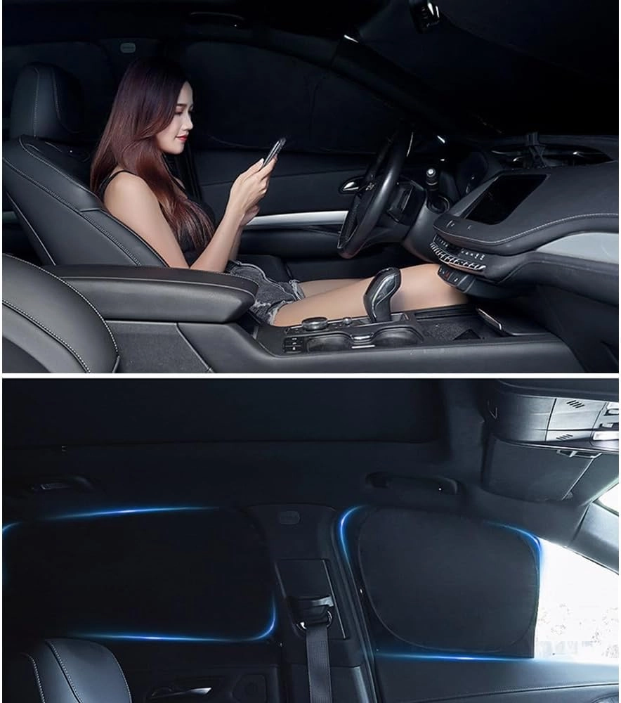 Car Window Sunshades for Suzuki Super Vitra 2014 Sunshade Blackout Curtain Full Shading Sun Protection Cover Interior Accessories,5PCS