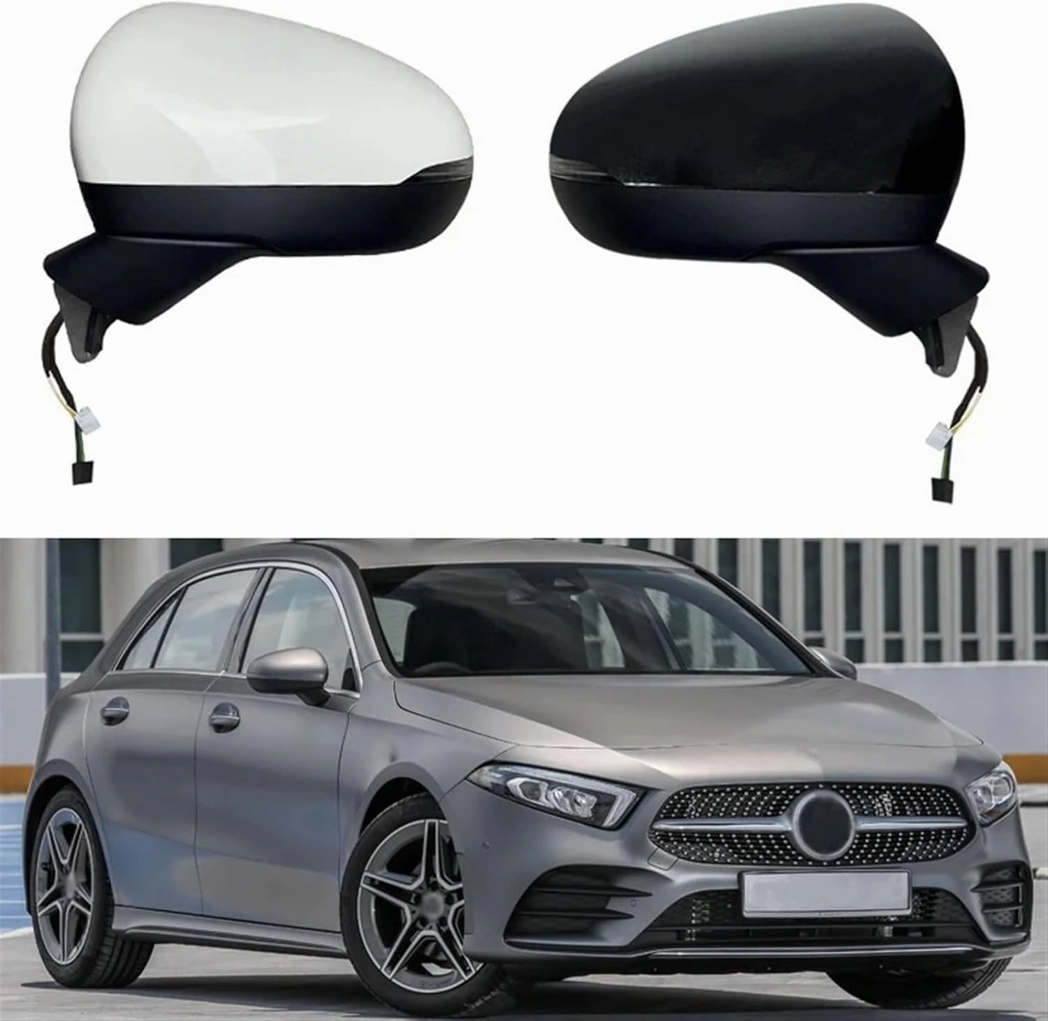 Car Wing Mirro for Benz W177 Electric Folding Electric Adjustment Turn Signal Heating Side Rearview Mirror Assembly Car Rearview Mirror