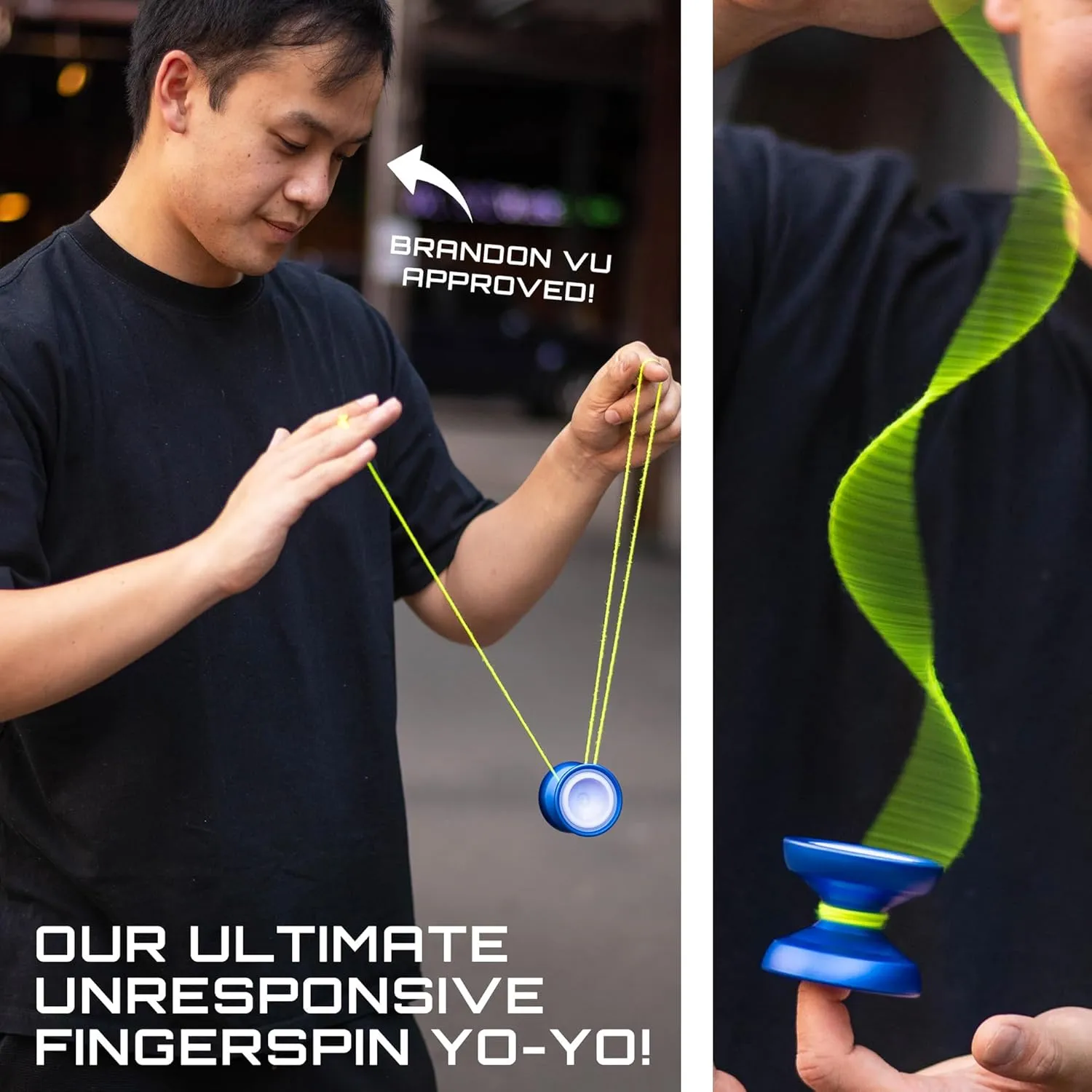 CHEATCODE Yoyo by Brandon Vu - Unresponsive for Kids, Teens, Adults - Ultimate Fingerspin Pro - Level Up Your Professional Skills & Tricks - Adults & Children's Toys by Offset Yoyo