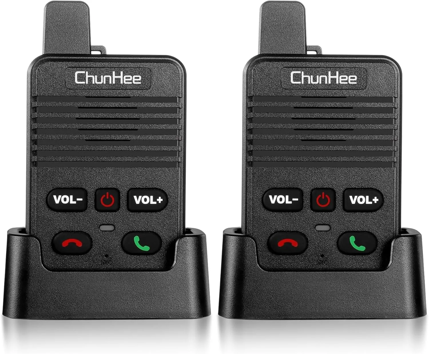 ChunHee Wireless Intercom System for Home - Full Duplex 2-Way Radio for Elderly, Handsfree Room to Room Communication for Garage, Basement, Yard, Office, Apartment