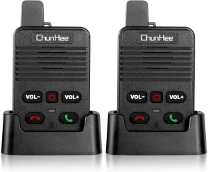ChunHee Wireless Intercom System for Home - Full Duplex 2-Way Radio for Elderly, Handsfree Room to Room Communication for Garage, Basement, Yard, Office, Apartment