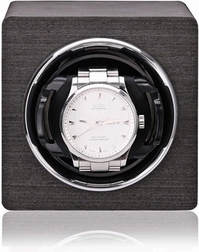 Classic Automatic Mechanical Watch Motor Shaker Red Orange Black Mini Single Watch Winding Device Watch Holder Display Jewelry Storage Box Quiet and Well Operated