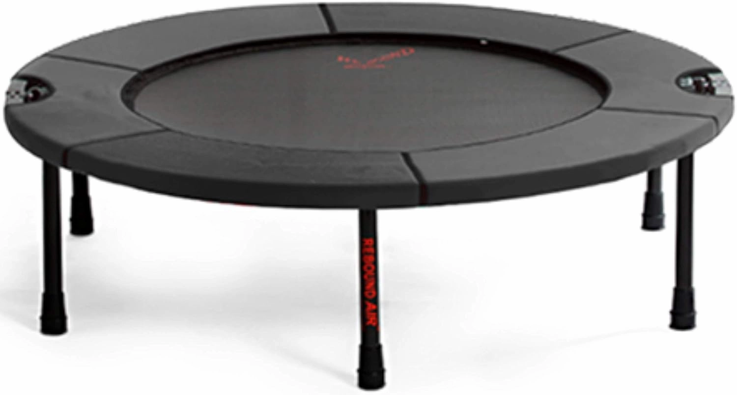 Classic Rebounder by Rebound Air | Foldable Mini Fitness Trampoline for Adults & Kids | Half-Fold Design w/Heavy Duty Springs for Indoor/Outdoor Exercise | Includes Case