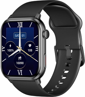 COCO BT2-Z Bluetooth Smartwatch for Seniors Men and Women, Personal Emergency PERS, Health Monitor, Heart Rate, Blood Oxygen Measuring, Fall Detection, Medication Reminder