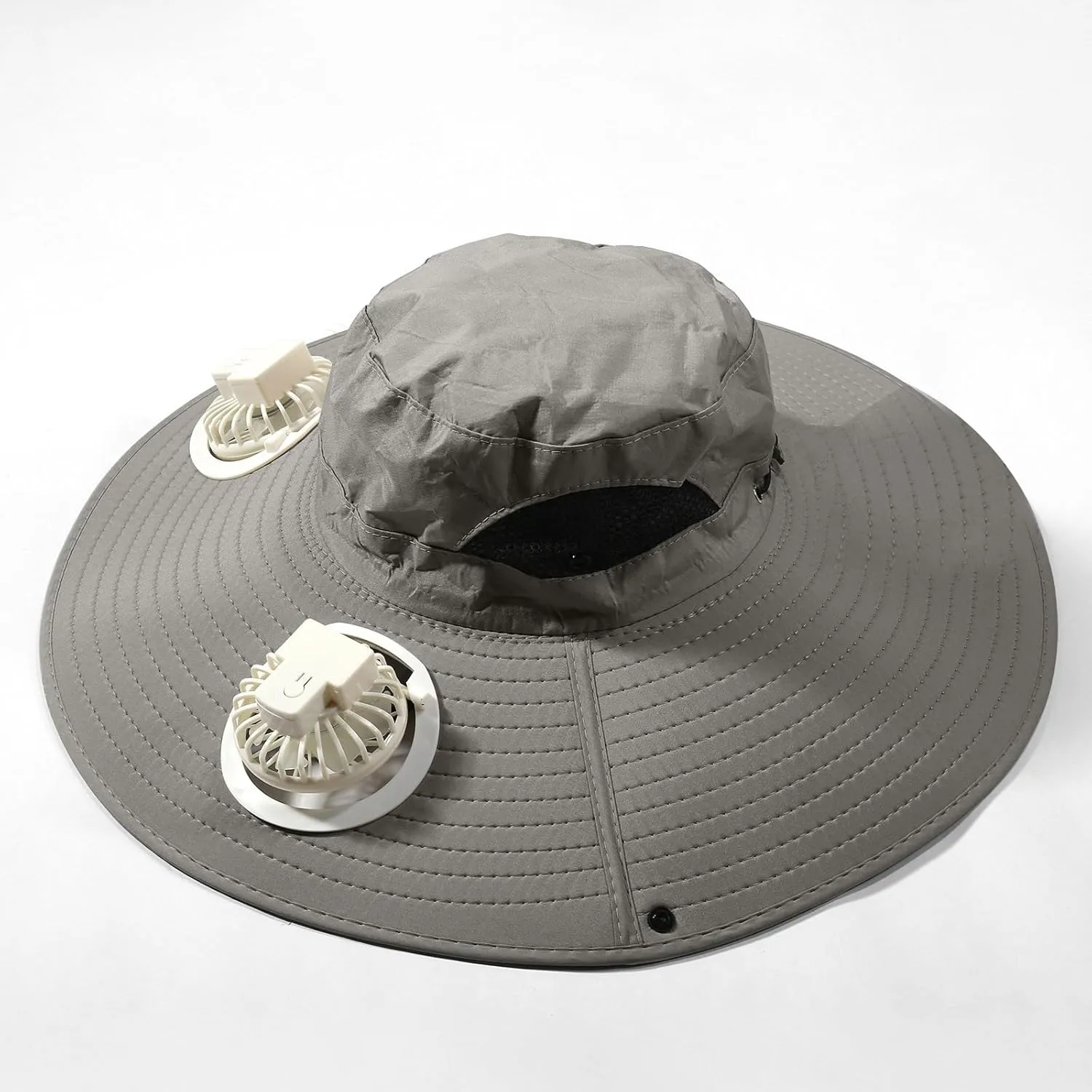 Colitt-Fishing Hat with Built in Fan, Solar Fan Hat with Fans Solar Power Beach Hat for Men Sombrero Con Ventilador Solar