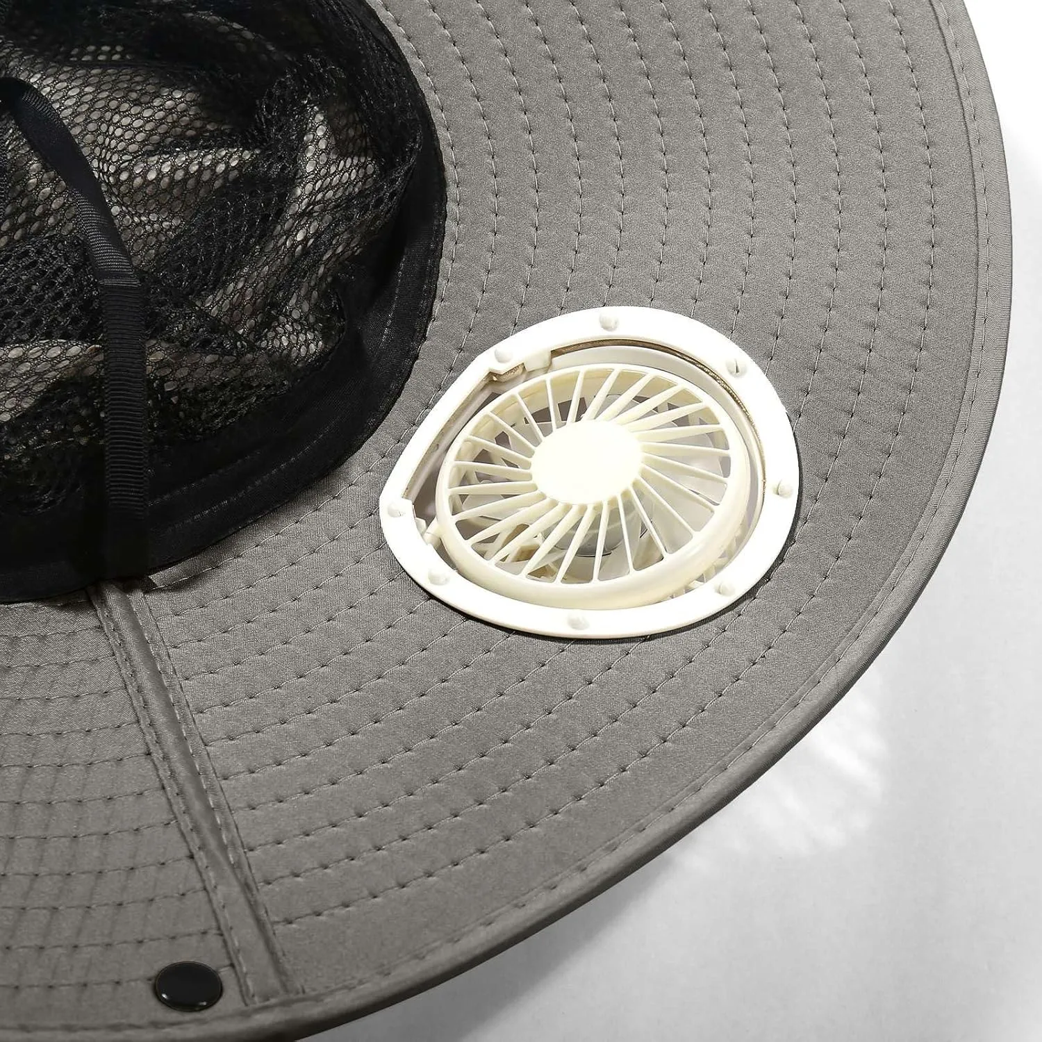 Colitt-Fishing Hat with Built in Fan, Solar Fan Hat with Fans Solar Power Beach Hat for Men Sombrero Con Ventilador Solar