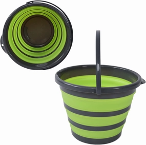 Collapsible Bucket Folding Portable Handheld Water Basin Container for Fishing Outdoor Use Travelling Camping Hiking Fishing Gardening10L