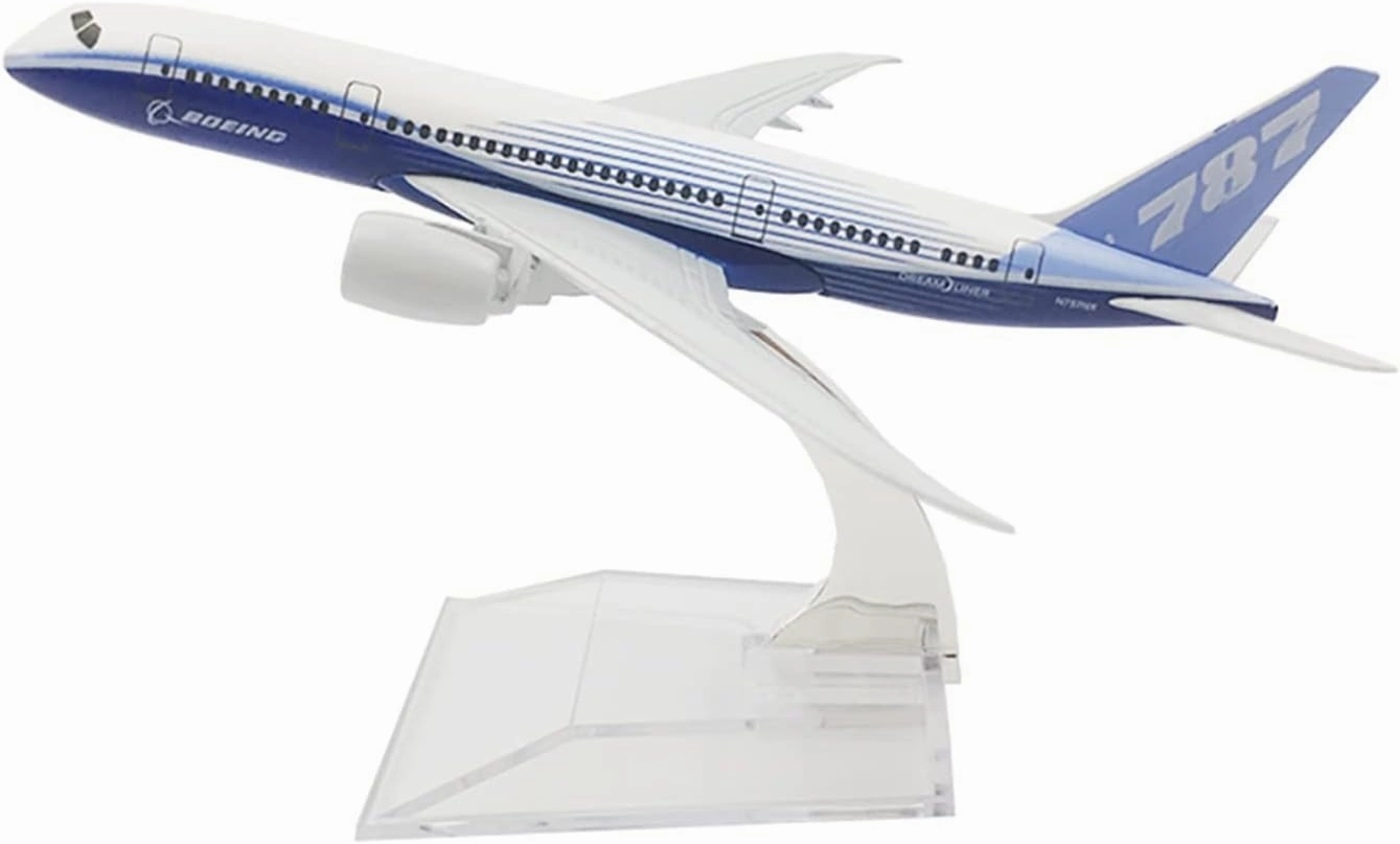 Collectible Alloy Airplane Model 1 400 for Airplane Boeing B787 Prototype 14cm Simulation Alloy Plane Model Children Gift Collection Toy Car Festive Deluxe Gift