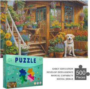 Colorful Fish Swimming in Vibrant Underwater Nature Retro Collage Puzzle for Adults and Kids Difficult 500 Piece Jigsaw Puzzle Toys Games Interactive Brain Teaser Fun Gift for Women 20.5x15 Inch