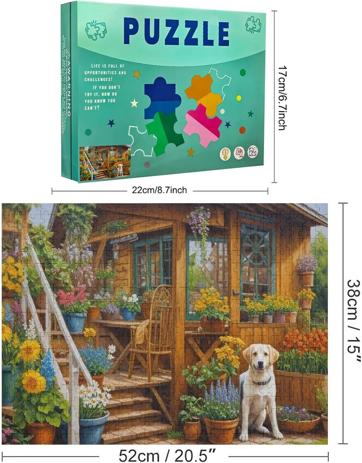 Colorful Fish Swimming in Vibrant Underwater Nature Retro Collage Puzzle for Adults and Kids Difficult 500 Piece Jigsaw Puzzle Toys Games Interactive Brain Teaser Fun Gift for Women 20.5x15 Inch