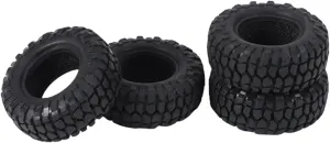 Compatible with Axial SCX24 90081 AXI00002 1/24 RC Crawler Car Upgrade Parts 4PCS 48mm 1.0 Soft Rubber Wheel Tires Tyre RC Wheel Tires