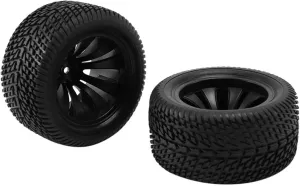 Compatible with HBX for 12056 RC Truck Car Parts 1/12 High Speed RC Car Tires Rubber Wheel Upgrades Parts Accessories Replacement RC Wheel Tires