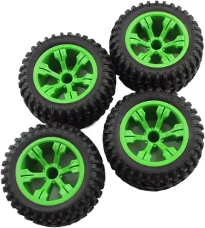 Compatible with WLtoys 12428 12427 1:12 Off-Road Car Wheel Rims RC Rubber Car Tires Replacement Accessories RC Wheel Tires