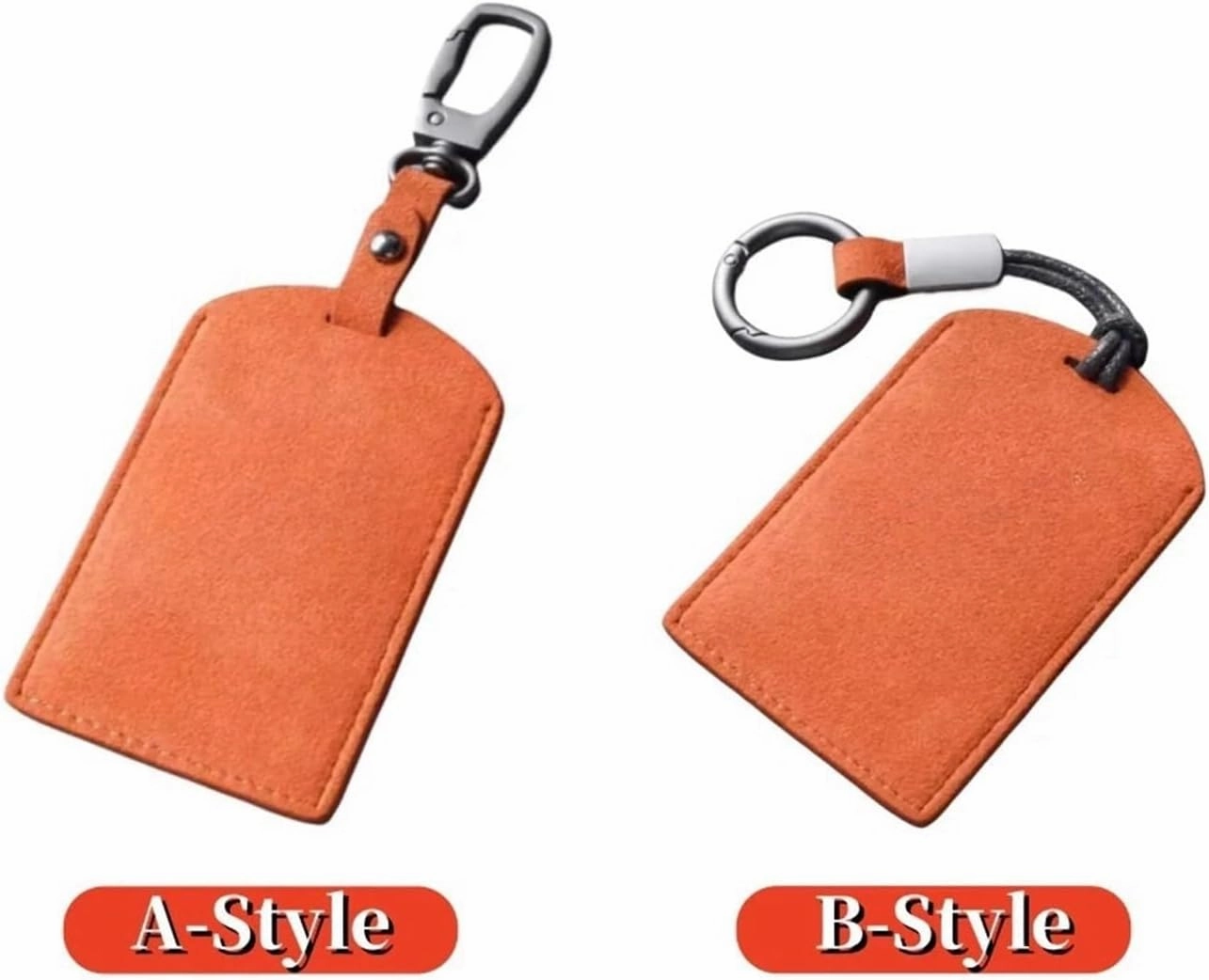 Compatible For Extremely Krypton 001 Key Case Compatible For Zeekr 001 Car NFC Card Case Bag Turned Fur Key Case Buckle(A-Style yellow)