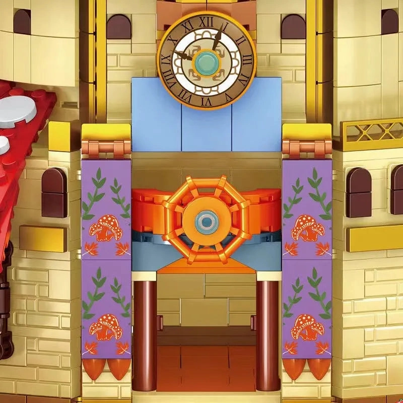 Creator MOC Glossy Ganoderma Mushroom Hotel MINI Bricks Toy
