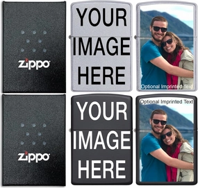 Custom Windproof Lighter! Personalize This Lighter with Your Image or Logo! Customized Windproof lighters are a Great Birthday Gift, for Man or Woman or for You! XC