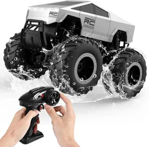 Cybertruck-Style RC Car 1:16 Scale Remote Control Car, Waterproof Off-Road Toy Car with 2.4GHz, RC Cybertruck Toy Gifts for Boys Girls Age 6-12