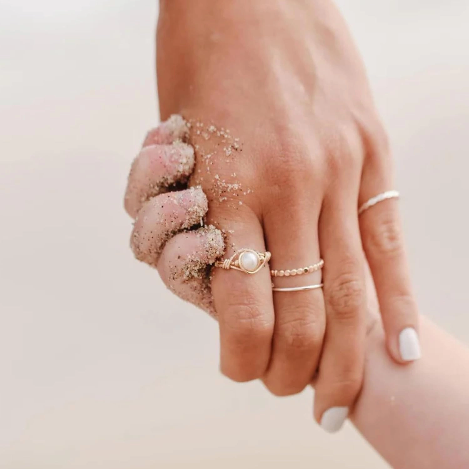 Dainty14k Gold Filled Rings For Women & Girls Thin Stacking Ring | Non-Tarnish Simple & Minimalist Gold Ring | Gold Band | Trendy Gifts for Mom, Sister, Friend (5)