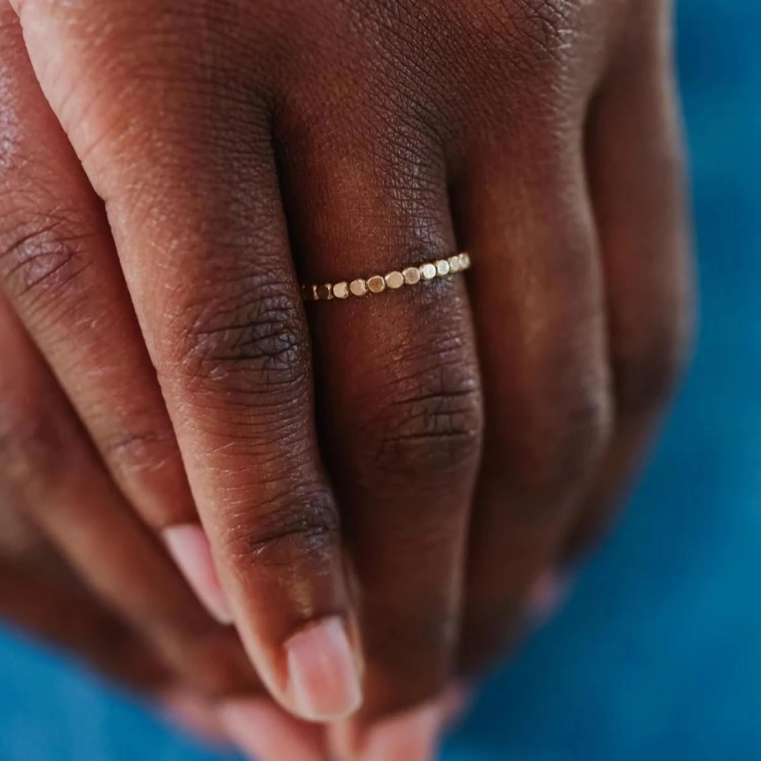 Dainty14k Gold Filled Rings For Women & Girls Thin Stacking Ring | Non-Tarnish Simple & Minimalist Gold Ring | Gold Band | Trendy Gifts for Mom, Sister, Friend (5)