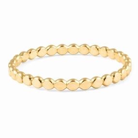 Dainty14k Gold Filled Rings For Women & Girls Thin Stacking Ring | Non-Tarnish Simple & Minimalist Gold Ring | Gold Band | Trendy Gifts for Mom, Sister, Friend (5)