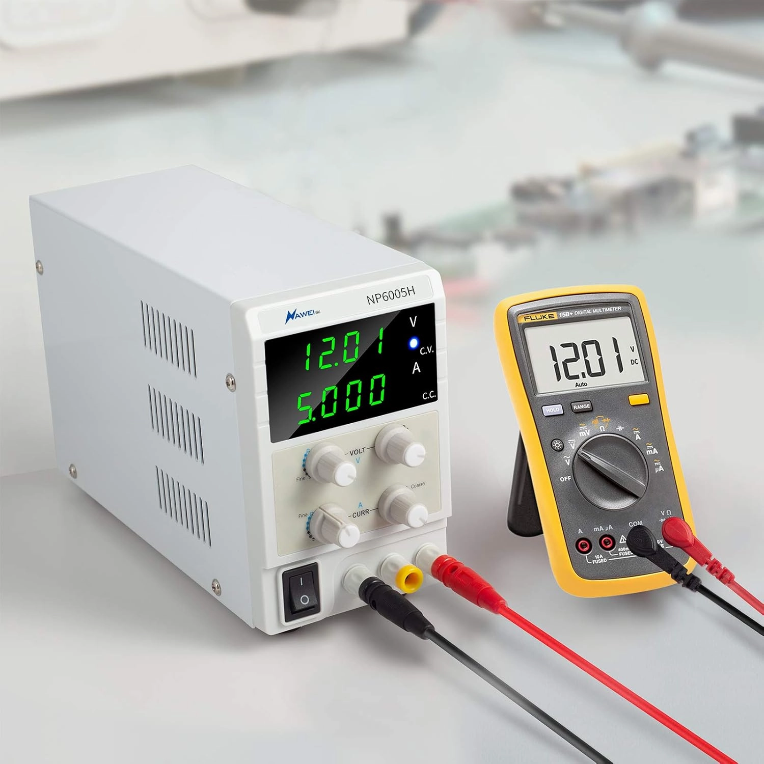 DC Power Supply Variable, Adjustable Bench Switching Regulated Lab Power Supply 60V 5A 4-Bit LED Display for Electronics Testing, Lab Equipment, DIY Projects, Car Repair, Powering E-Bike