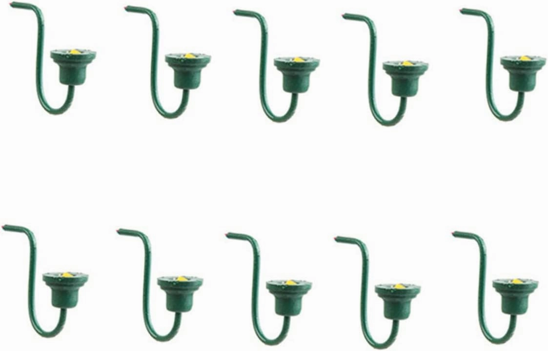 DECHOUS 3sets Miniature Wall Lamp Model Lights Miniature DIY Stuff Warm White Sand Lamp Scene Unique Design Safe Edges 10pcs*3