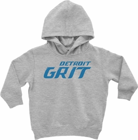 Detroit Grit Football Toddler-Sized Hoodie, Soft Fleece, Adorable